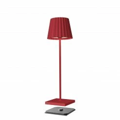 Angebote 🔥 Sompex Tischlampe LED 38 Cm Dimmbar Rot 🎁
