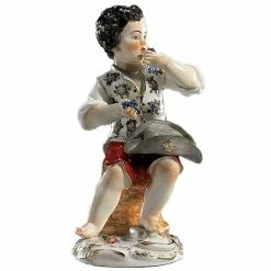 Aktion ⌛ Meissen Gärtnerkind M. Trauben 13,5 Cm 👏
