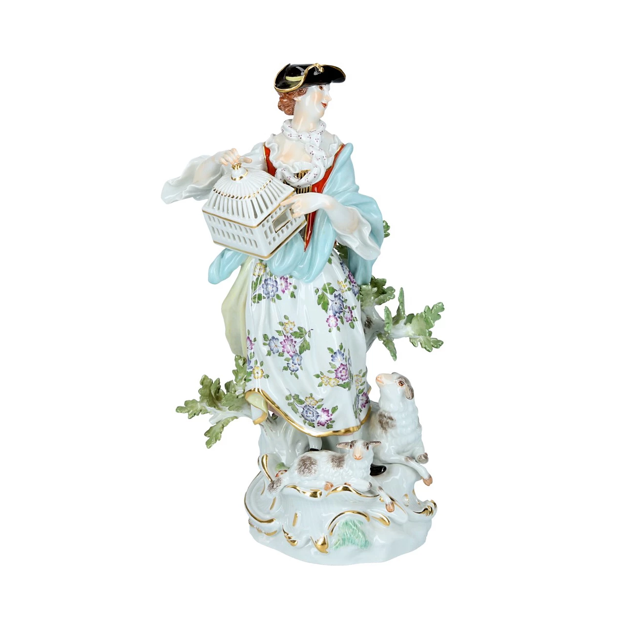 Schlussverkauf 🔔 Meissen Schäferin Mit Schaf 👍 1 Schlussverkauf 🔔 Meissen Schäferin Mit Schaf 👍
