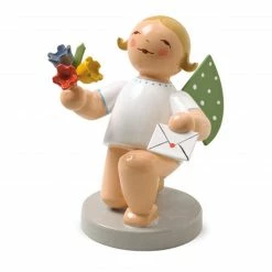 Budget 👍 Wendt & Kühn Engel M. Brief Und Blumen, Kniend ✨