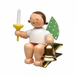 Besorgen ❤️ Wendt & Kühn Engel M. Glocke Und Kerze, Auf Klemme 🌟