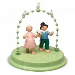 Aktion 🌟 Wendt & Kühn Liebespaar Im Bogen Mit Drei Täubchen 🔥