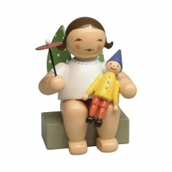 Auslauf 💯 Wendt & Kühn Engel Mit Kasper Und Schirm 🥰