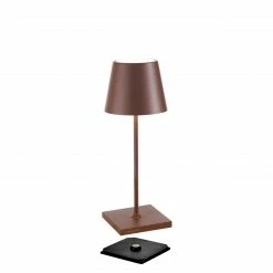 Am billigsten 🔥 Zafferano Tischlampe LED 30 Cm Dimmbar Corten 🎉